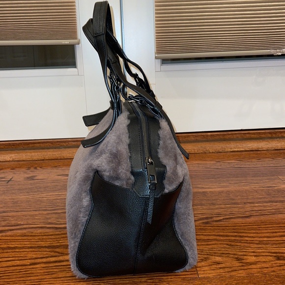 Vintage Calvin Klein Faux Fur Satchel - Picture 2 of 8